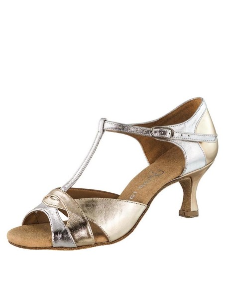 Top Tanz Queen 2795 Gold –  leather dance shoes at Dance Shoes Zurich