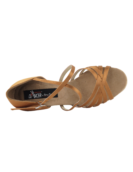 Chaussures de danse plates S9216 dark tan - Veryfine Dance Shop Zurich
