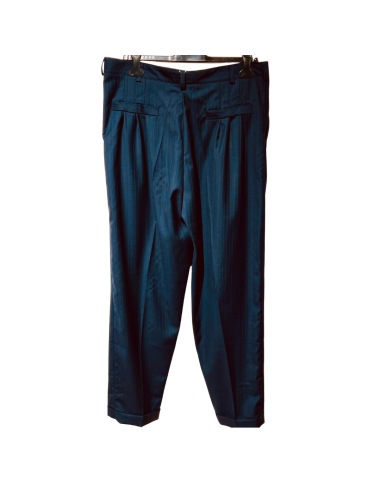 Gantlé Apollo Blu Gessato – Pantaloni italiani da tango  - Veryfine Zürich