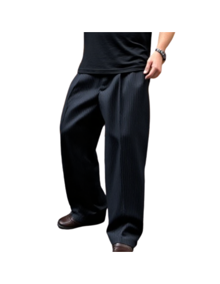 Gantlé Apollo Nero Gessato – Italian tango dance trousers  - Veryfine Zurich