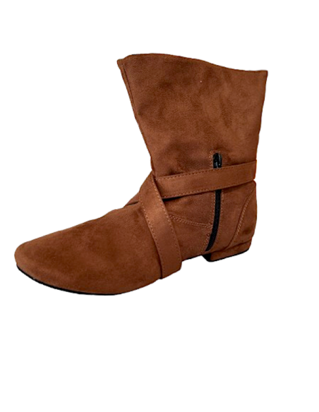 Comfortable West Coast Swing Dance Boot Lara in chocolate brown | Dance Shoes Zurich