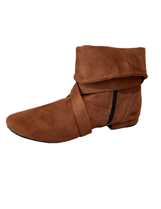 Bequeme braune Tanzstiefelette für West Coast Swing oder Linedance - Veryfine Dance Shoes Zurich 2