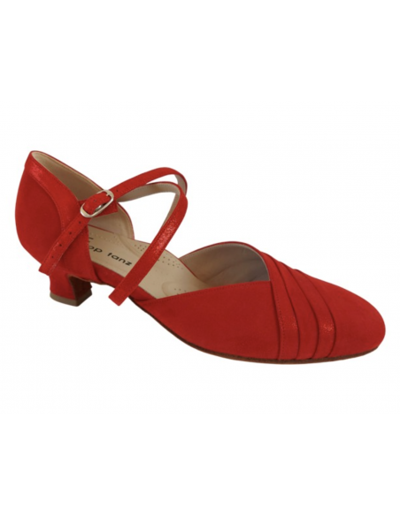 Chaussures de danse Zurich – TopTanz 3240 Detroit, cuir véritable, talon de 3.5cm