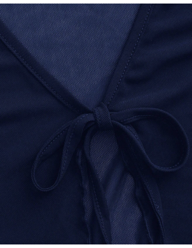 Bolero Blau Mesh – Tanzkleider & Dance Shoes Zurich