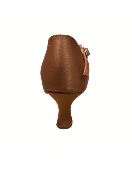 Chaussures de danse Zurich – Merlet Karmina, cuir et satin, talon de 5cm