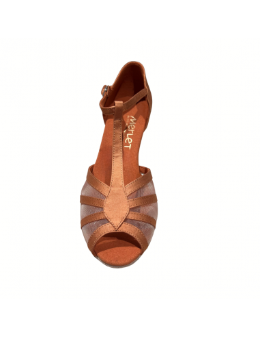 Dance Shoes Zurich – Merlet Karmina, leather and satin, 5cm heel