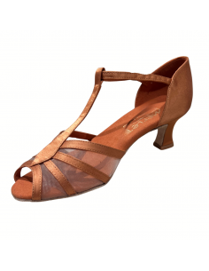 Scarpe da ballo Zurigo – Merlet Karmina French, pelle et raso, tacco 5cm 2