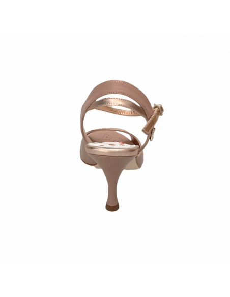 Tangolera chaussures de tango Iris Beige Veryfine Zurich – Talon de 7cm