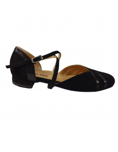 Chaussures de danse Zurich – TopTanz 3222 Detroit, cuir véritable, talon de 1.5cm