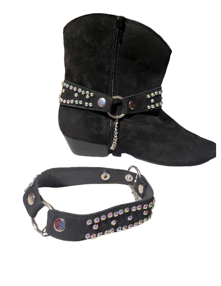 Ceinture à paillettes pour les bottes country