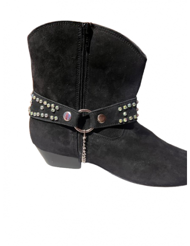 Ceinture à paillettes pour les bottes country
