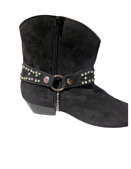 Ceinture à paillettes pour les bottes country
