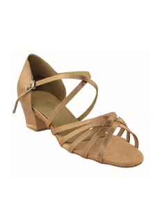 Chaussures de danse plats 1670C Sable  - Veryfine Dance Shoes Zurich