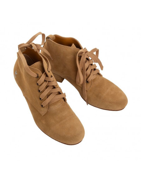 Chaussures de tango Tangolera Selene Texano Ocra Zurich – Talon de 4cm