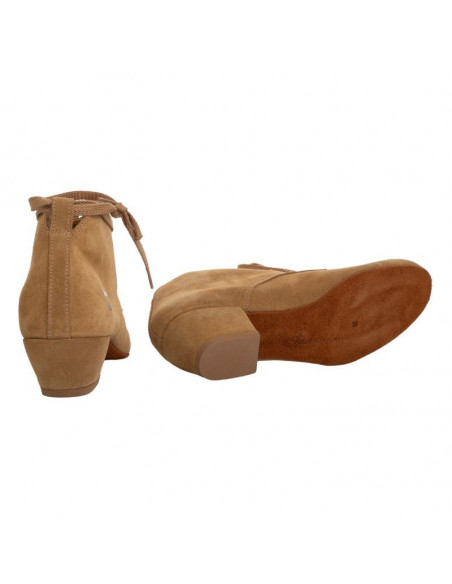 Chaussures de tango Tangolera Selene Texano Ocra Zurich – Talon de 4cm