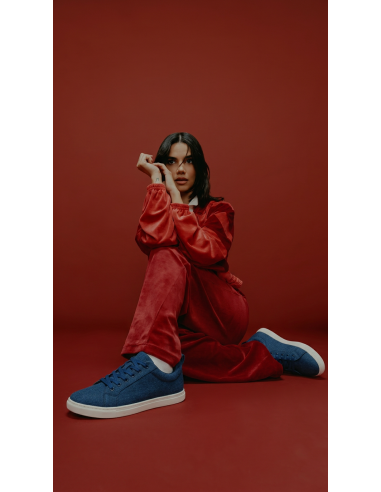 VeryFine Breaker blaue Denim Damen-Tanzsneaker – Tanzschuhe Zürich