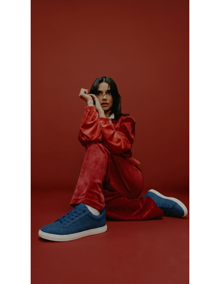 VeryFine Breaker blaue Denim Damen-Tanzsneaker – Tanzschuhe Zürich