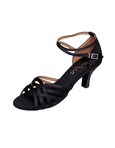 Chaussures de danse en satin noir Sydney 2615 - Veryfine Dance Shop Zurich