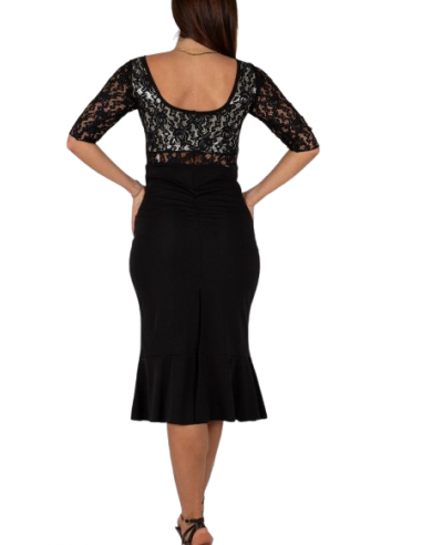 Robe de tango Rossa Spina Rumba – Vêtements de danse Zurich Veryfine