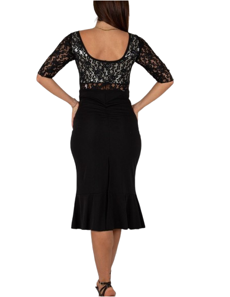 Robe de tango Rossa Spina Rumba – Vêtements de danse Zurich Veryfine