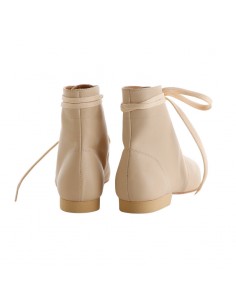 Tangolera Dance boot Stivaletto Selene Beige Corto Tango Shoes Zurich – 2cm Heel 2