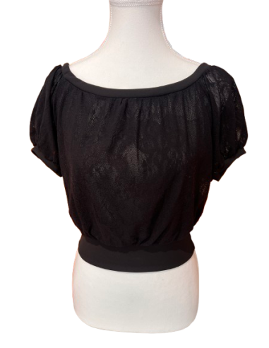 Black lace dance top by Rossa Spina - Veryfine Zurich