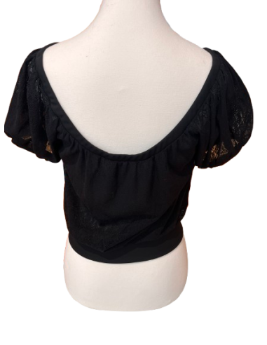 Black lace dance top by Rossa Spina - Veryfine Zurich