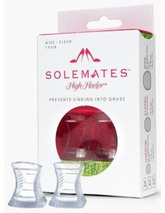 Transparent heel protectors for black stiletto heels, reusable 2