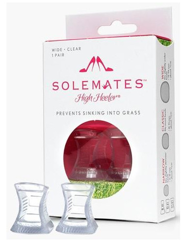 Transparent heel protectors for black stiletto heels, reusable