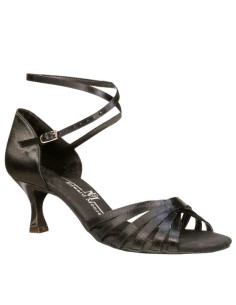 Scarpe da ballo Top Tanz Kate 202 in raso nero | Veryfine Zurigo