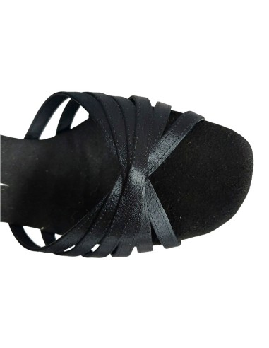 Top Tanz Kate 202 black satin dance shoes | Veryfine Zurich