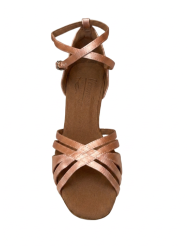 Tanzschuhe für Salsa, Bachata in champagnerpink - Veryfine S1006B Melina Dance Shop Zürich
