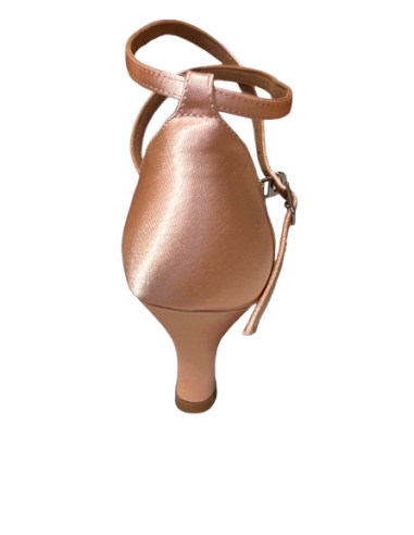 Dance Shoes for Salsa, Bachata, VeryFine S1006B champagne pink satin - Dance Shop Zürich
