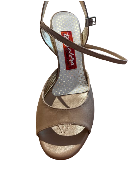 Tangolera Anita Nudo Perlato Tango dance shoes Zurich - 7cm heel