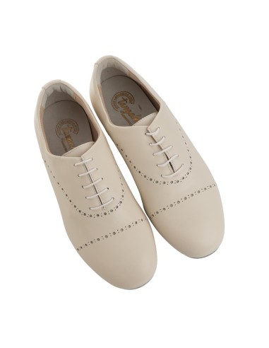 Tangolera Tangoschuhe für Herren Bianco Forrata Suola Spezzata – VeryFine Dance Shoes Zürich