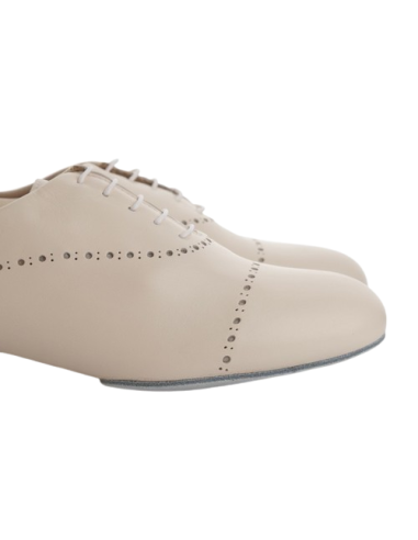 Tangolera Tangoschuhe für Herren Bianco Forrata Suola Spezzata – VeryFine Dance Shoes Zürich