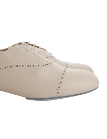 Men’s Tangolera Tango Shoes Bianco Forrata Suola Spezzata - VeryFine Dance Shoes Zurich