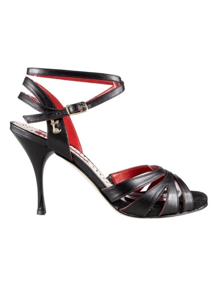 Scarpe da ballo Tangolera Chiara Nero Zurigo - tacco 8cm