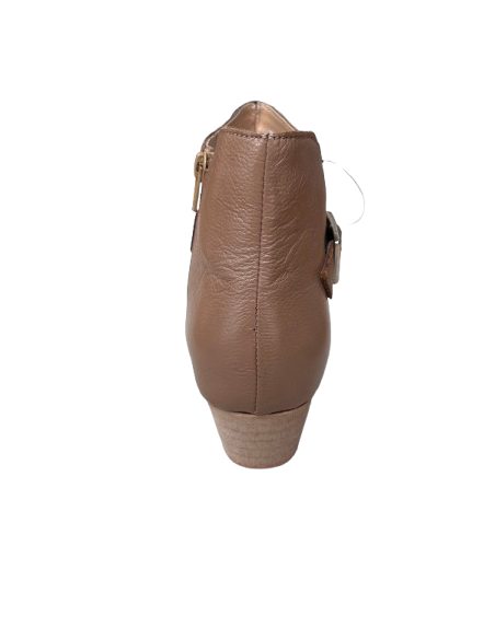 Kurze Tanz-Stiefelette in rotem Wildleder für Linedance
