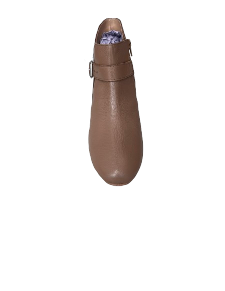 Kurze Tanz-Stiefelette in rotem Wildleder für Linedance