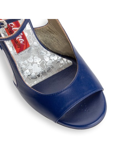 Tangolera dance shoes Aurora Bluette Nappa - Veryfine Zurich