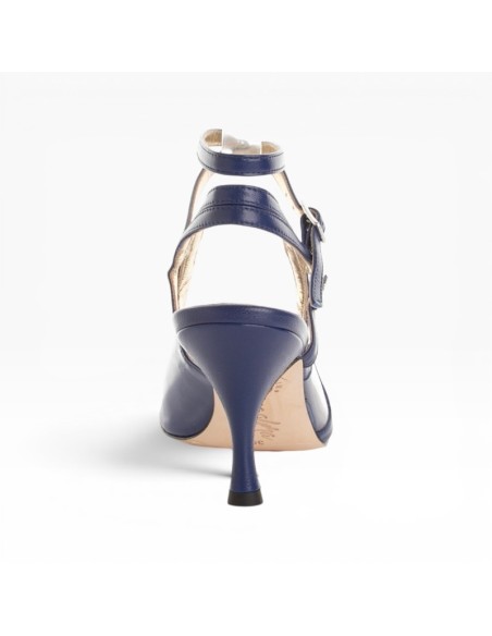 Tangolera dance shoes Aurora Bluette Nappa - Veryfine Zurich