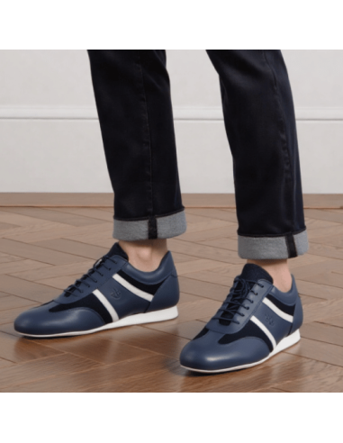 Top Tanz Remo 1208 blu  – Scarpe da ballo in pelle da uomo  Zurigo