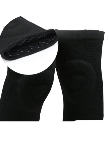 Genouillères élastique noirs pour Heels Dance Class