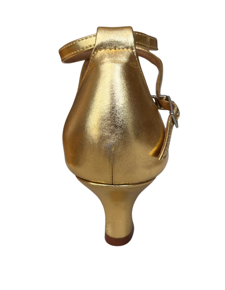 Gold-Leder-Tanzschuhe Stella 2613 - Veryfine Dance Shop Zürich