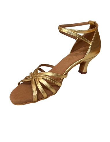 Gold-Leder-Tanzschuhe Stella 2613 - Veryfine Dance Shop Zürich
