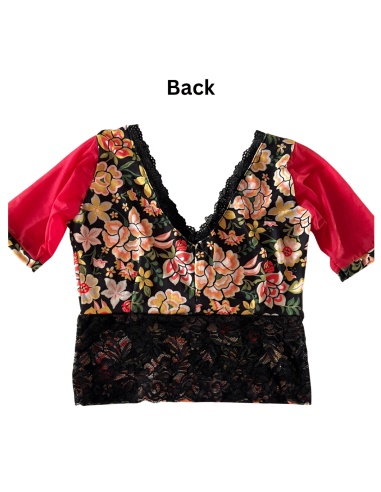 Tanztop von Rossa Spina aus blumigem Stretchstoff - Veryfine Zürich
