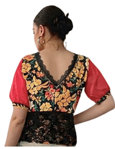 Tanztop von Rossa Spina aus blumigem Stretchstoff - Veryfine Zürich 2