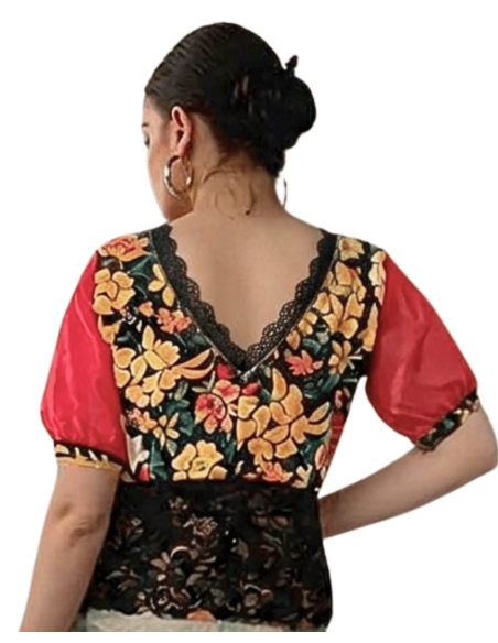 Tanztop von Rossa Spina aus blumigem Stretchstoff - Veryfine Zürich