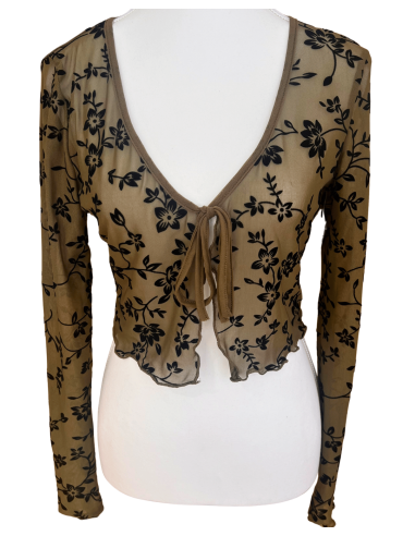 Schwarzer Bolero aus floralem Netzstoff – Tanzschuhe Zurich | Tanzbekleidung in Zurich